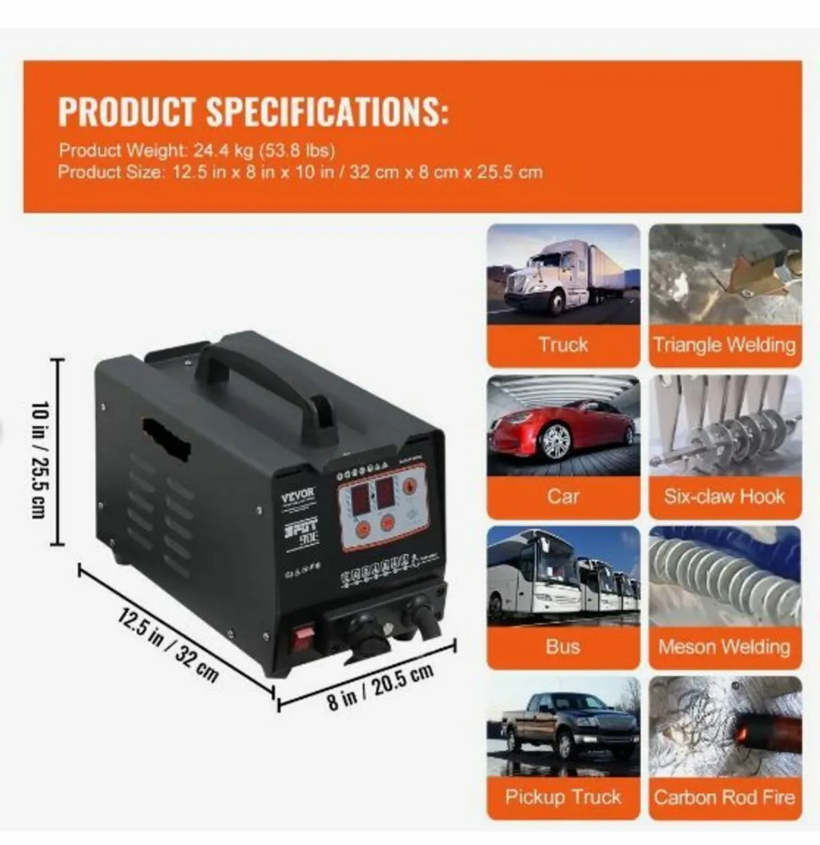3KW Dent Puller,Welder Vehicle Repair Puller Kit - Image 4