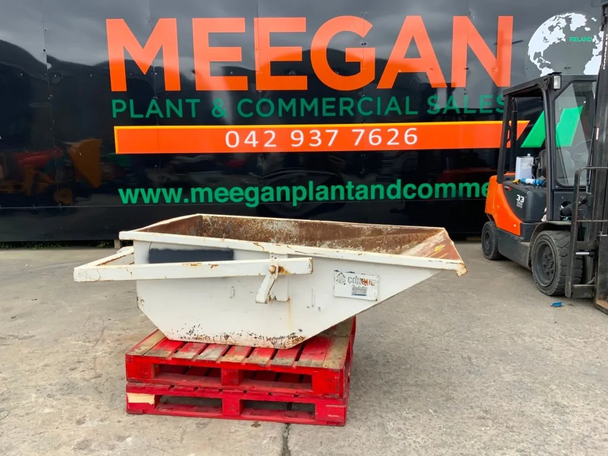 500lts CONQUIP SELF TIPPING BOAT SKIP.....179c. - Image 1