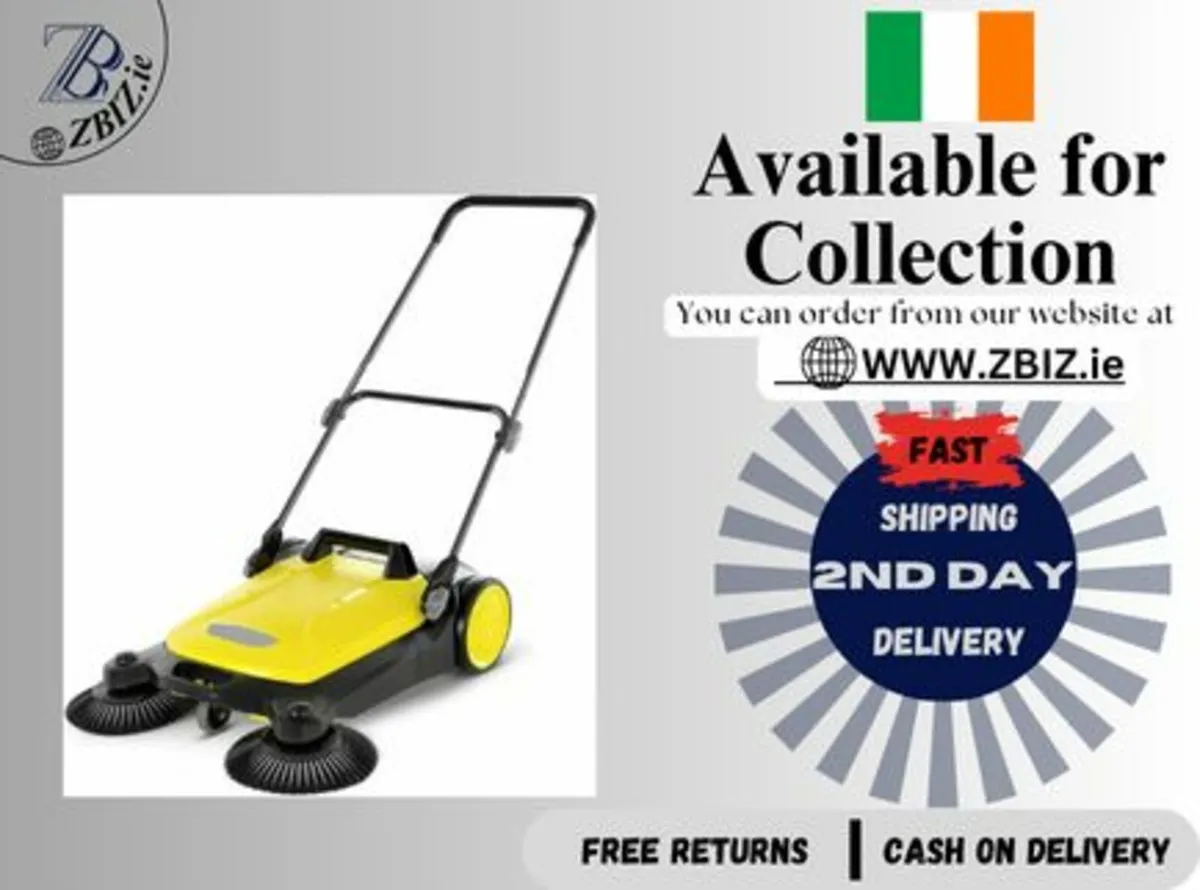 4 Twin Sweeper 3-in-1 Stone Plug and Clean Yellow - Image 1