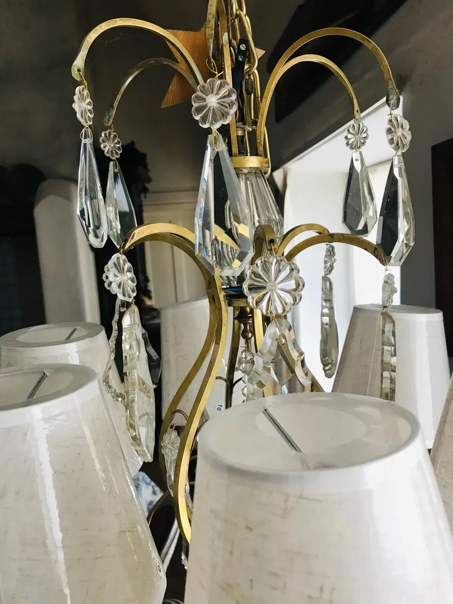 Antique French chandelier - Image 2