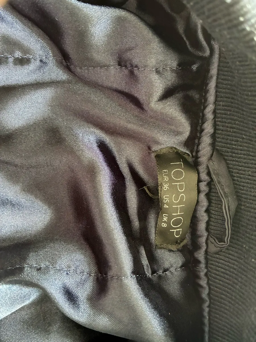 Women’s Topshop Bomber Jacket - Image 3