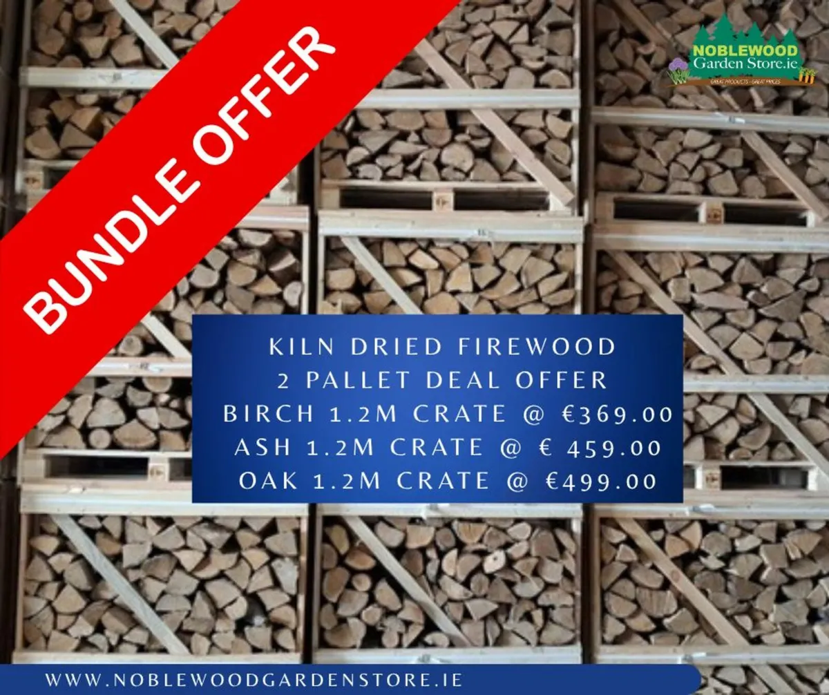 2 Crates of Kiln Dried Firewood  Deal & More Cork - Image 4