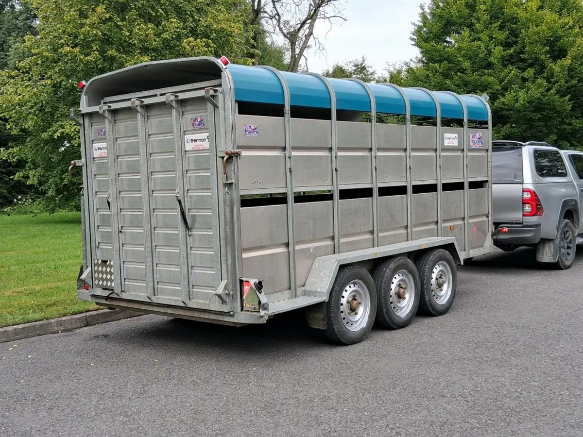 14 foot tuff mac sheep cow trailer - Image 1