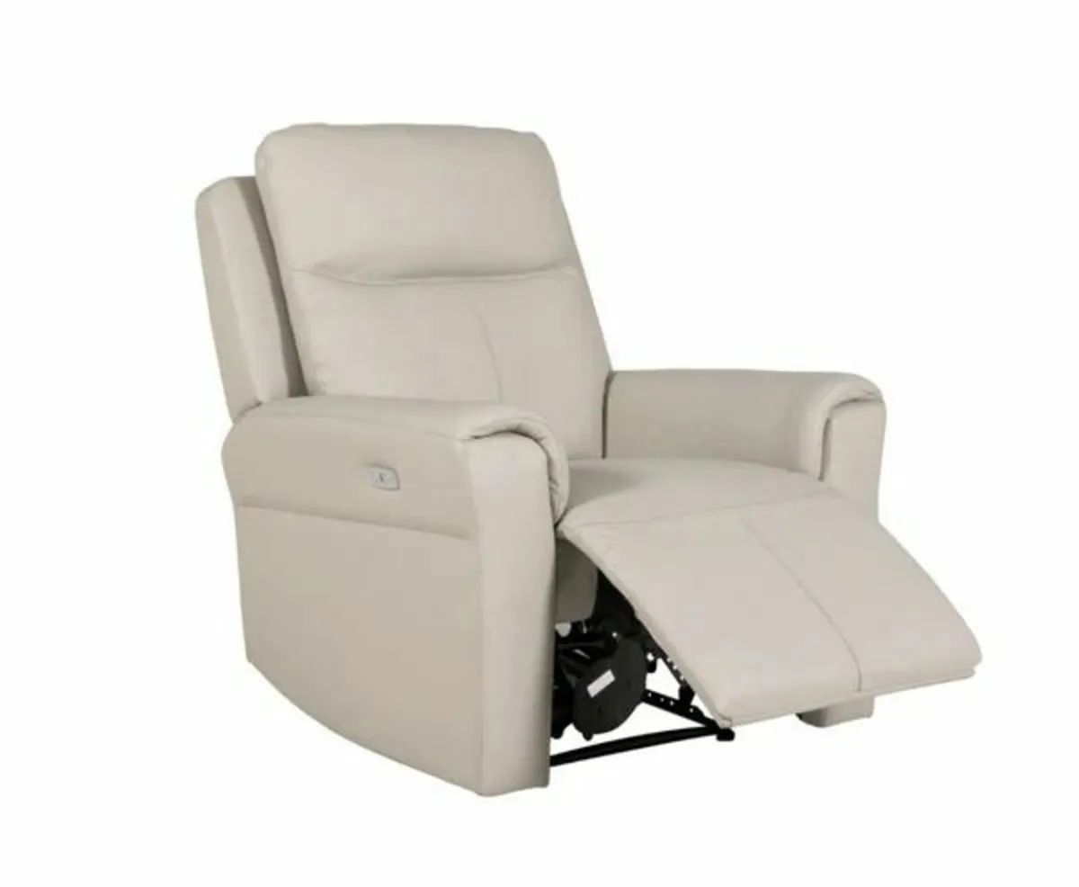 Recliner Sofa + Wooden Bed + Dining Table & Chairs - Image 2