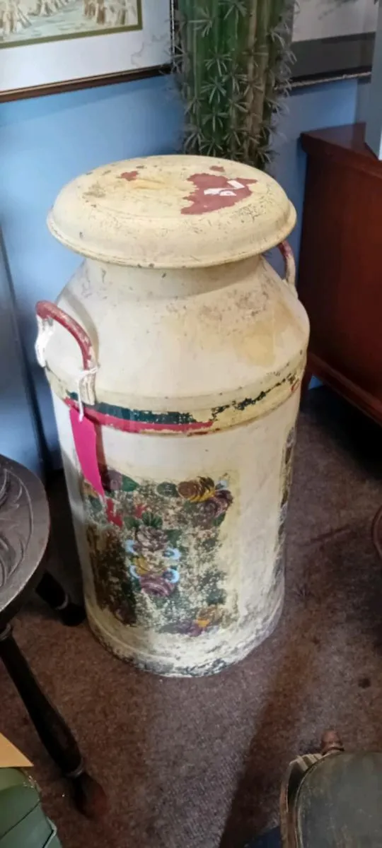 Decorative Upcycled Milk Churn