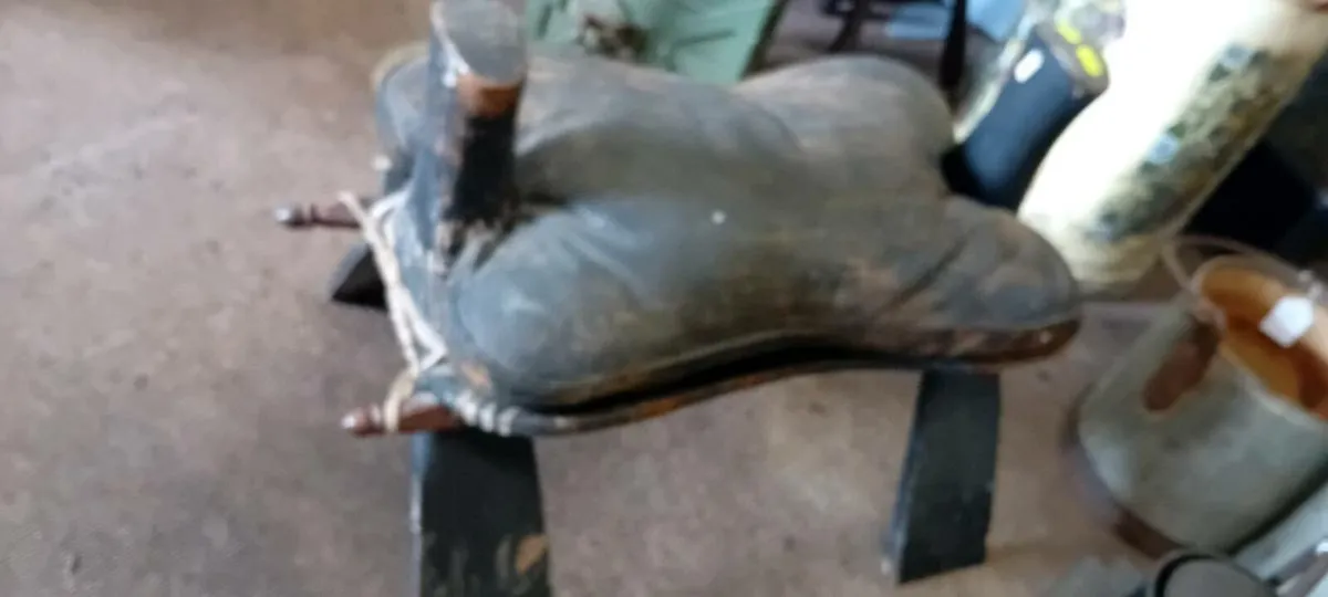 Original Early 20th Century Camel Saddle - Image 1