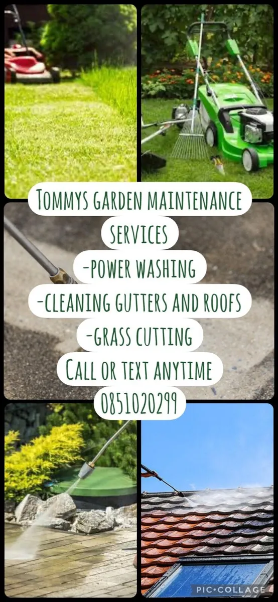 Tommys garden maintenance services  -power washing