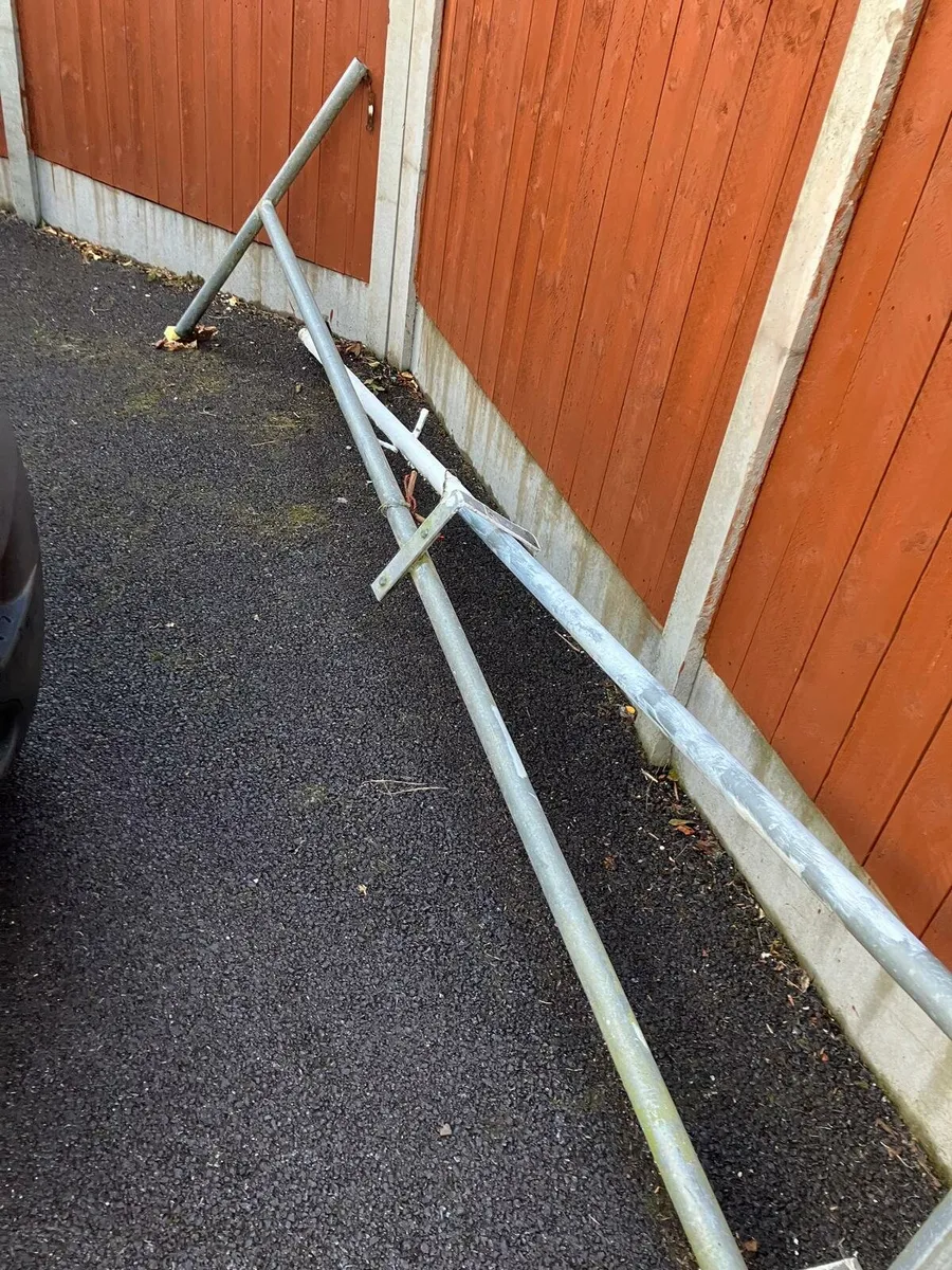 Fire insert and  clothes line poles - Image 2