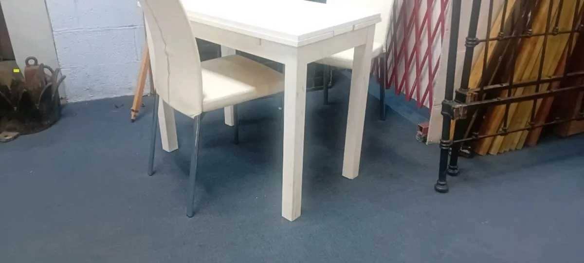 Two Seat Fold Out Dining Set - Image 1