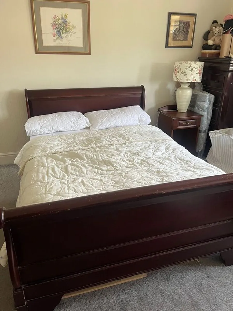 Sleigh King Size Bed - Image 1