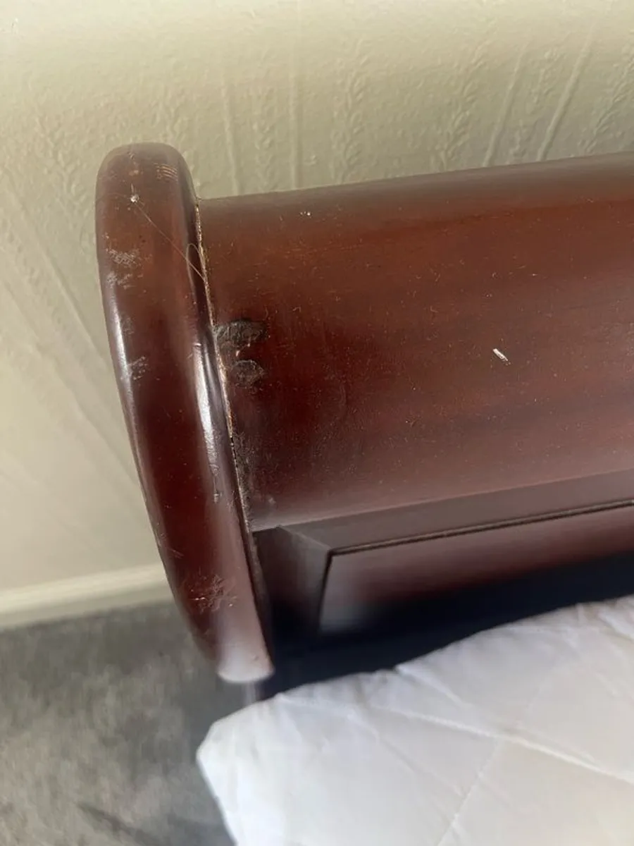 Sleigh King Size Bed - Image 4
