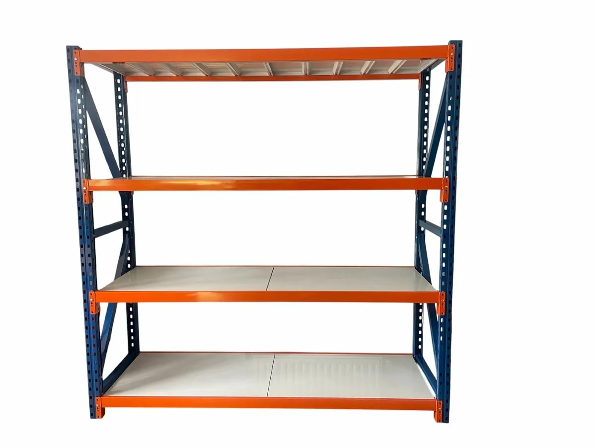 New Heavy Duty Longspan Shelving 4 Levels - Image 2