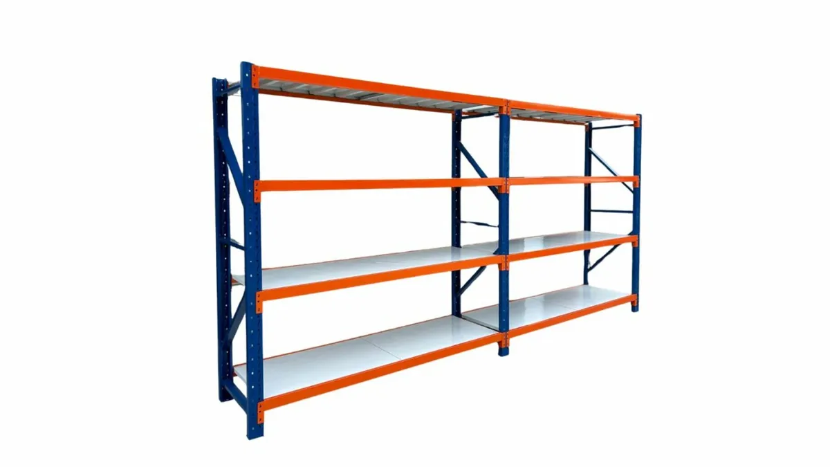 New Heavy Duty Longspan Shelving 4 Levels - Image 4