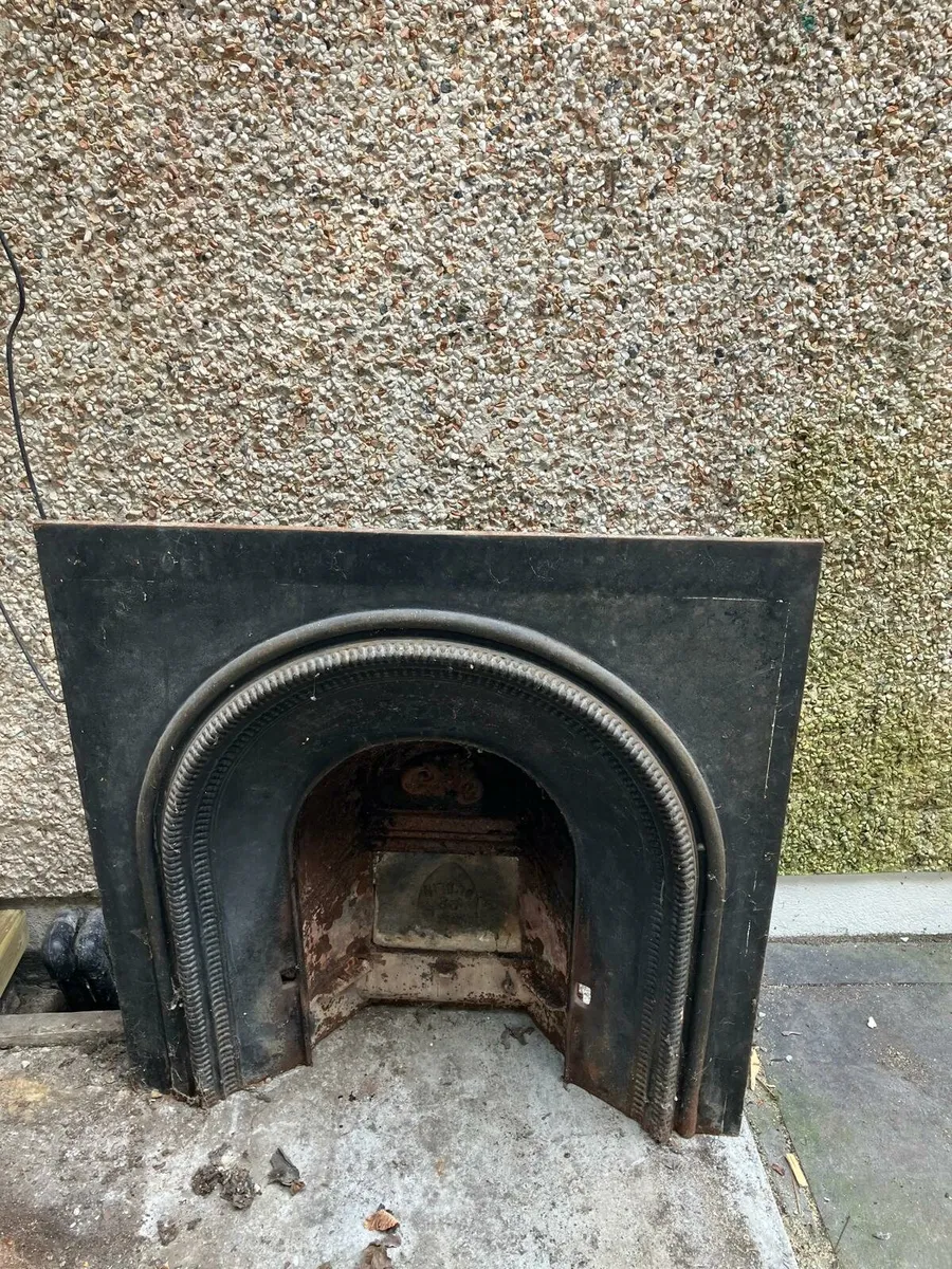 Fire insert and  clothes line poles - Image 1