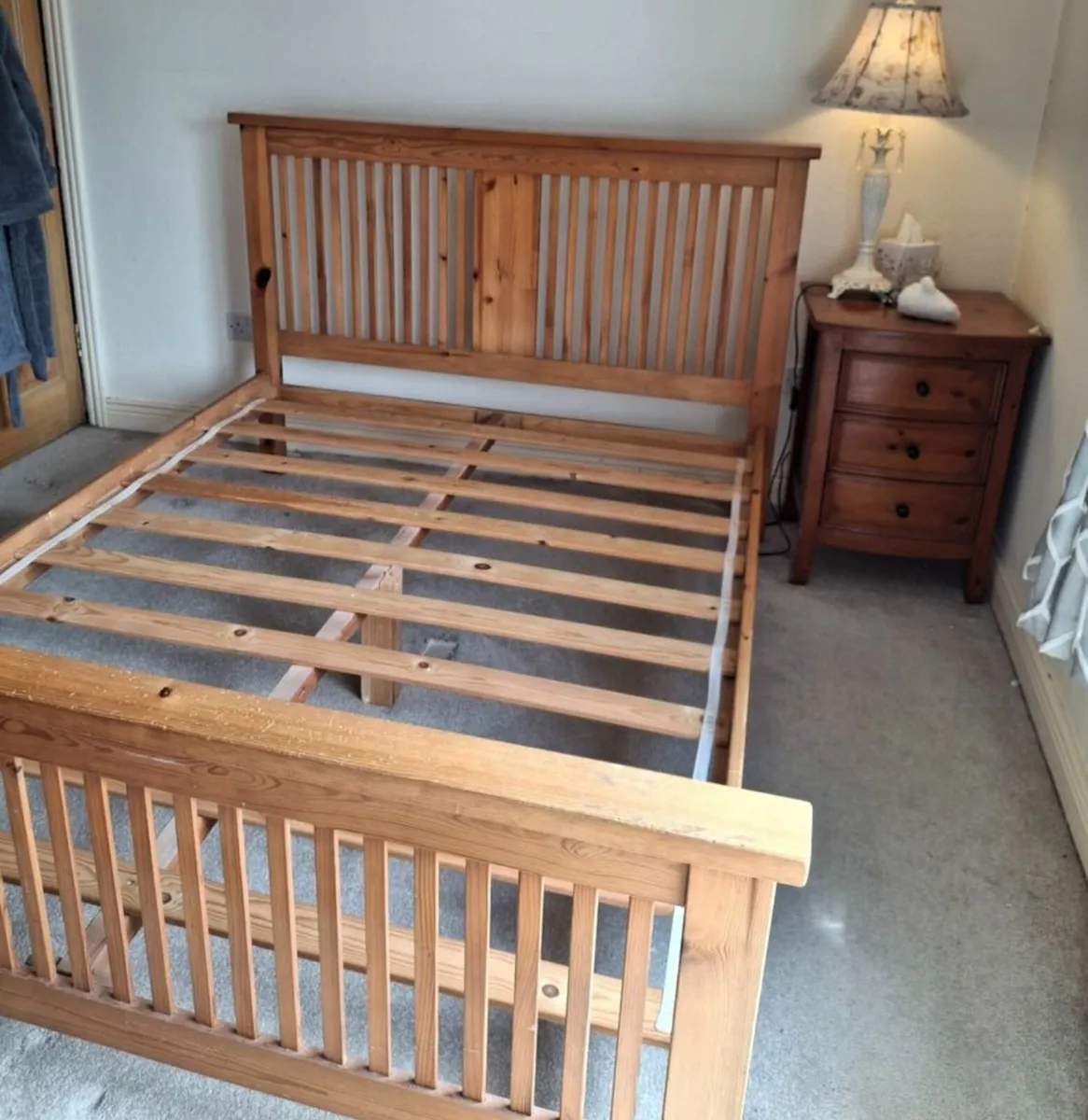 Magnificent King Size Wooden Bed Frame - Deliver - Image 2