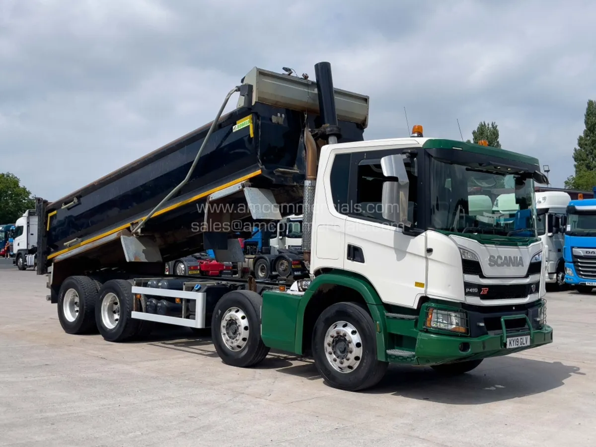 2019 (19) SCANIA P410 XT 32T TIPPER GRAB - Image 1
