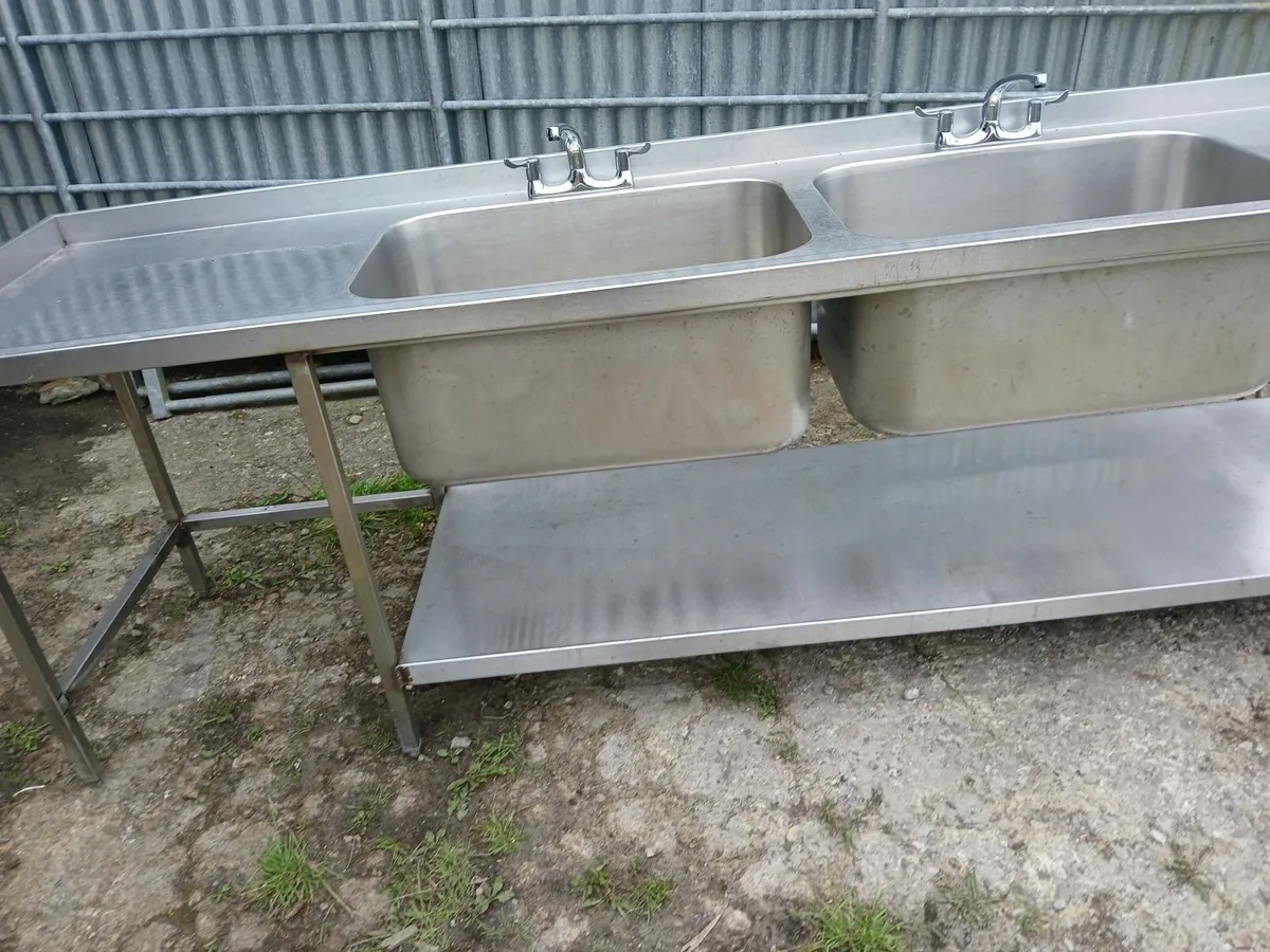 Stainless steel cabbinet /deep doublecsink...5× - Image 2
