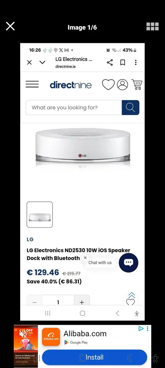 LG Bluetooth Speaker. - Image 1