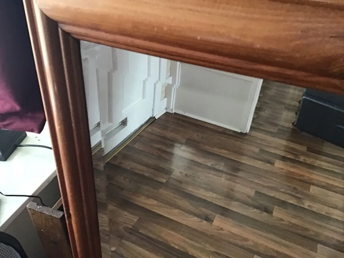 Lovely Large Bevilled Mirror - Image 3