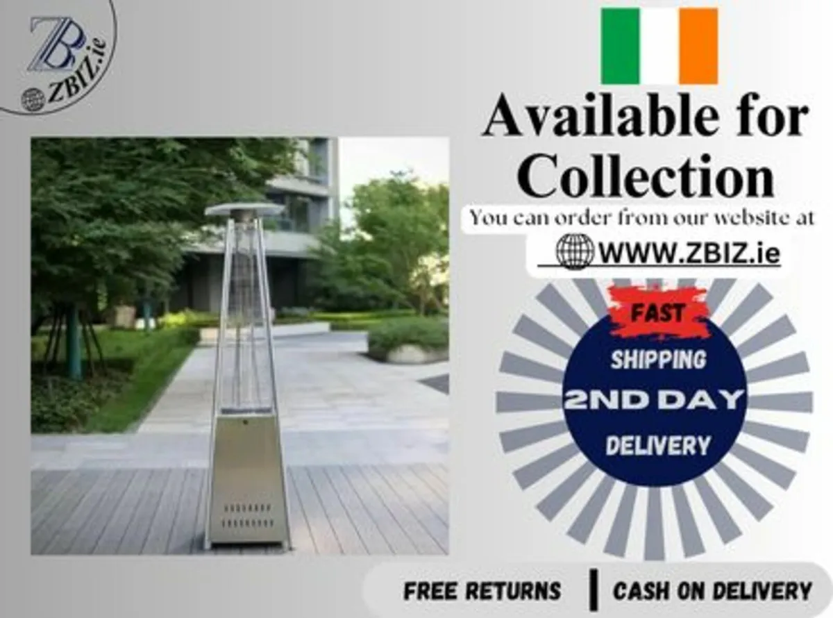 Gas Patio Heater 13kW For Garden and Camping - Image 1
