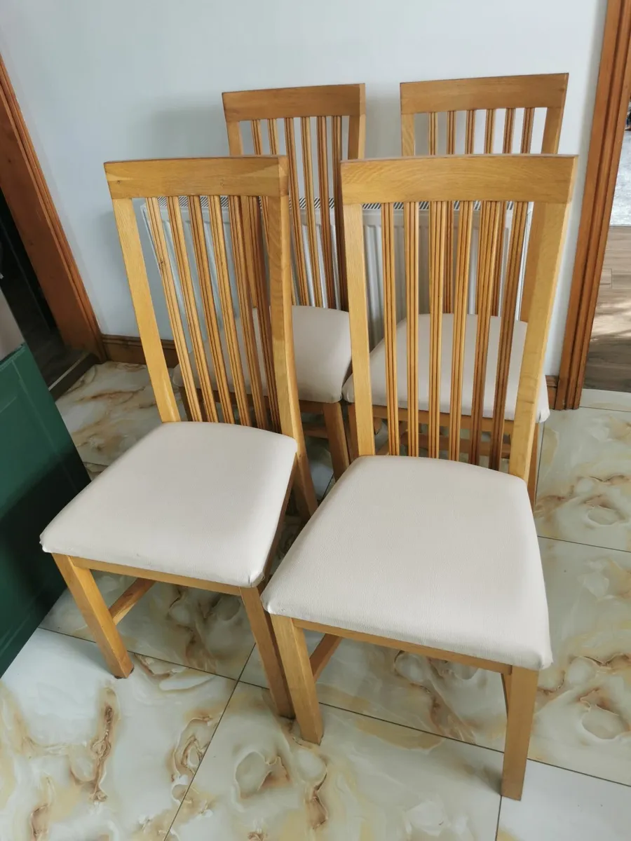 Dining table with 4 chairs - Image 2