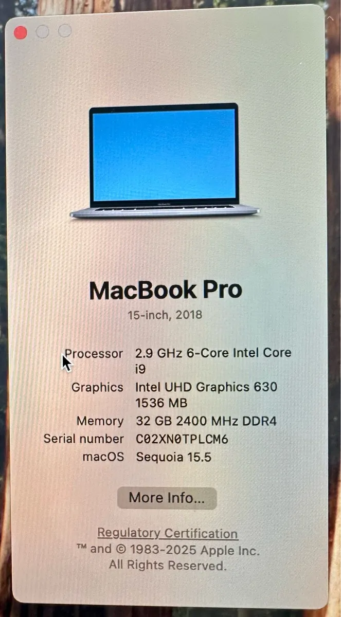 Apple MacBook Pro (15 inch) High Spec - Image 2