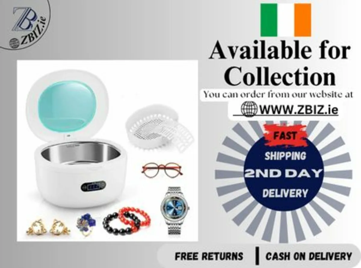 Ultrasonic Cleaner 750ml Compact and Strong - Image 1