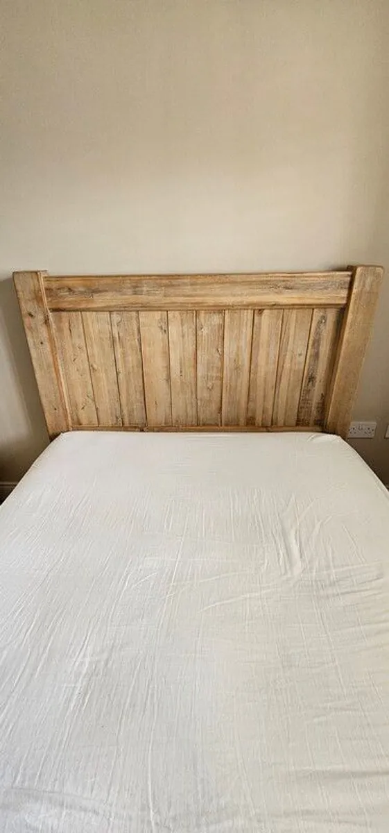 Solid Wood Double Bed - Image 2
