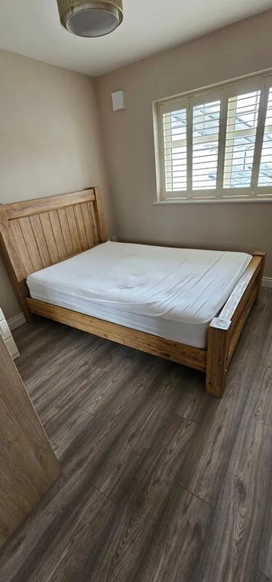 Solid Wood Double Bed - Image 3