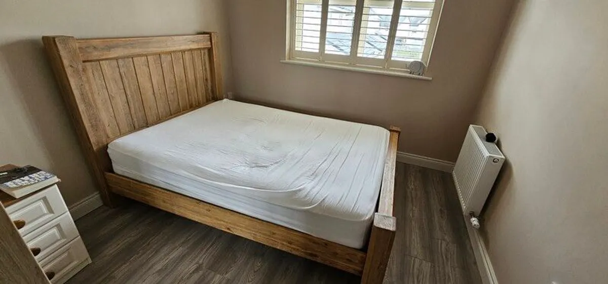Solid Wood Double Bed - Image 4