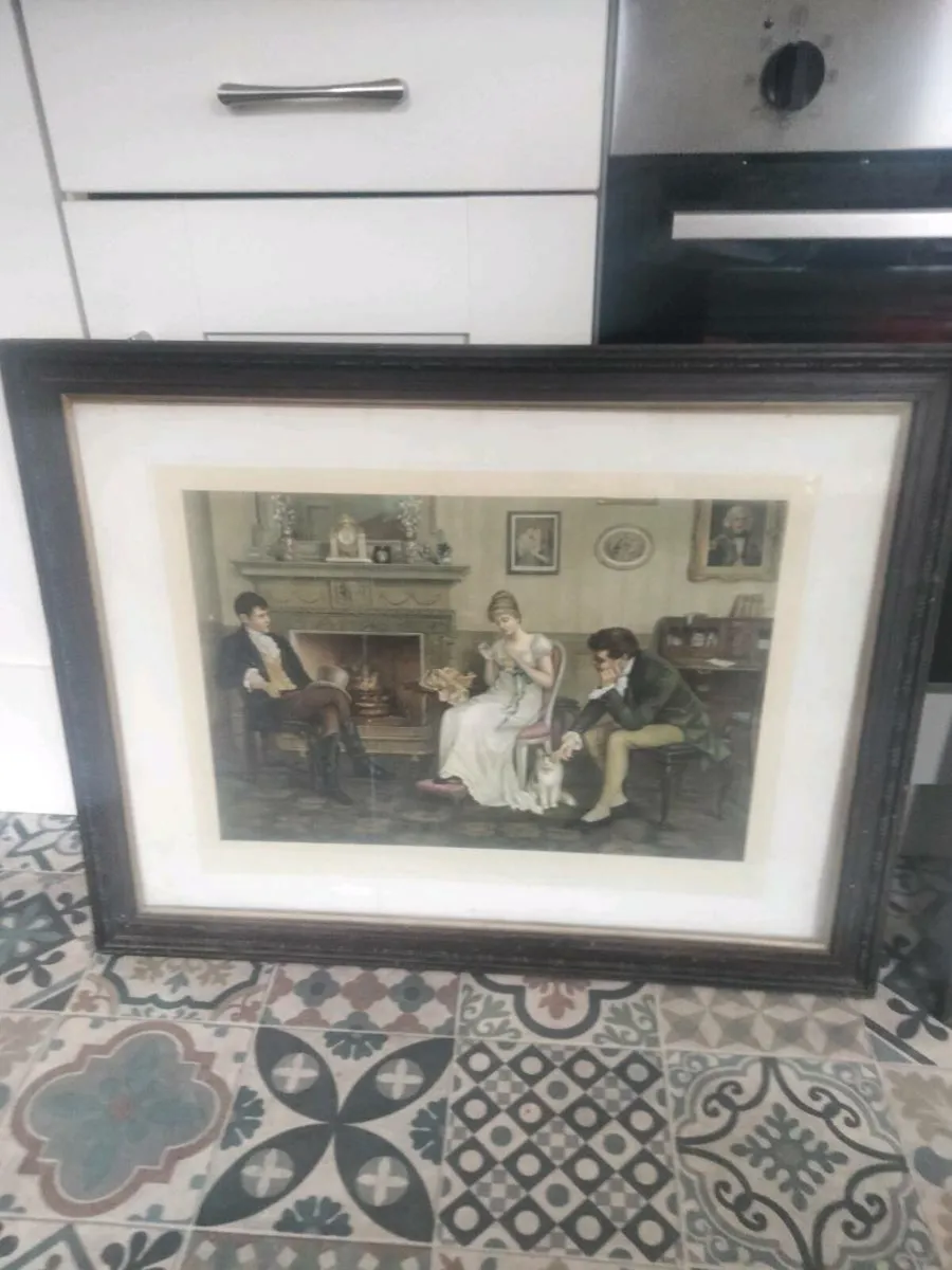 Two Antique  colour Prints T - Image 2