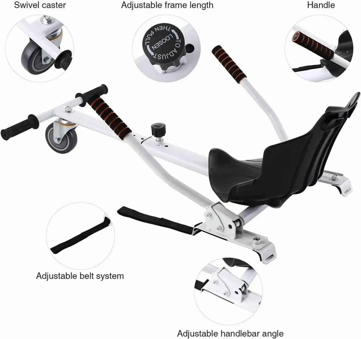 HoverKart Seat Hoverboard Cart Seat - Image 3