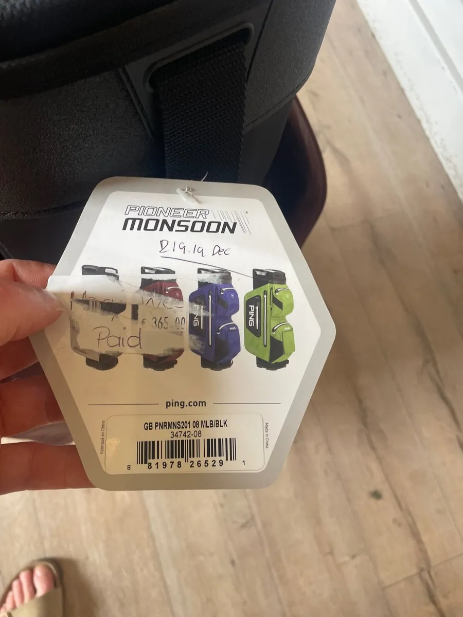 Ping Golf bag Pioneer monsoon 201 - Image 1