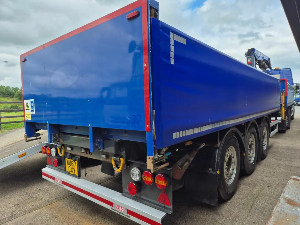 2017 MTE Tri axle 22ft Drawbar trailer - Image 2