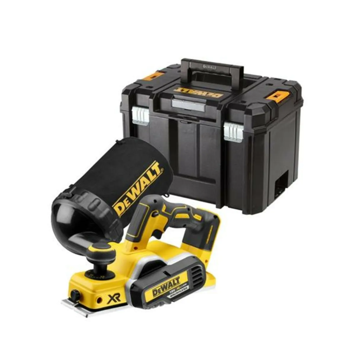 DeWalt 18v Brushless Planer with Dust Bag & TStak