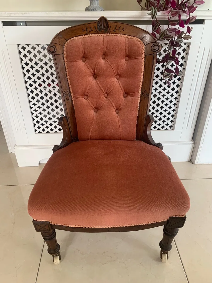 Walnut Showframe Chair - Image 2