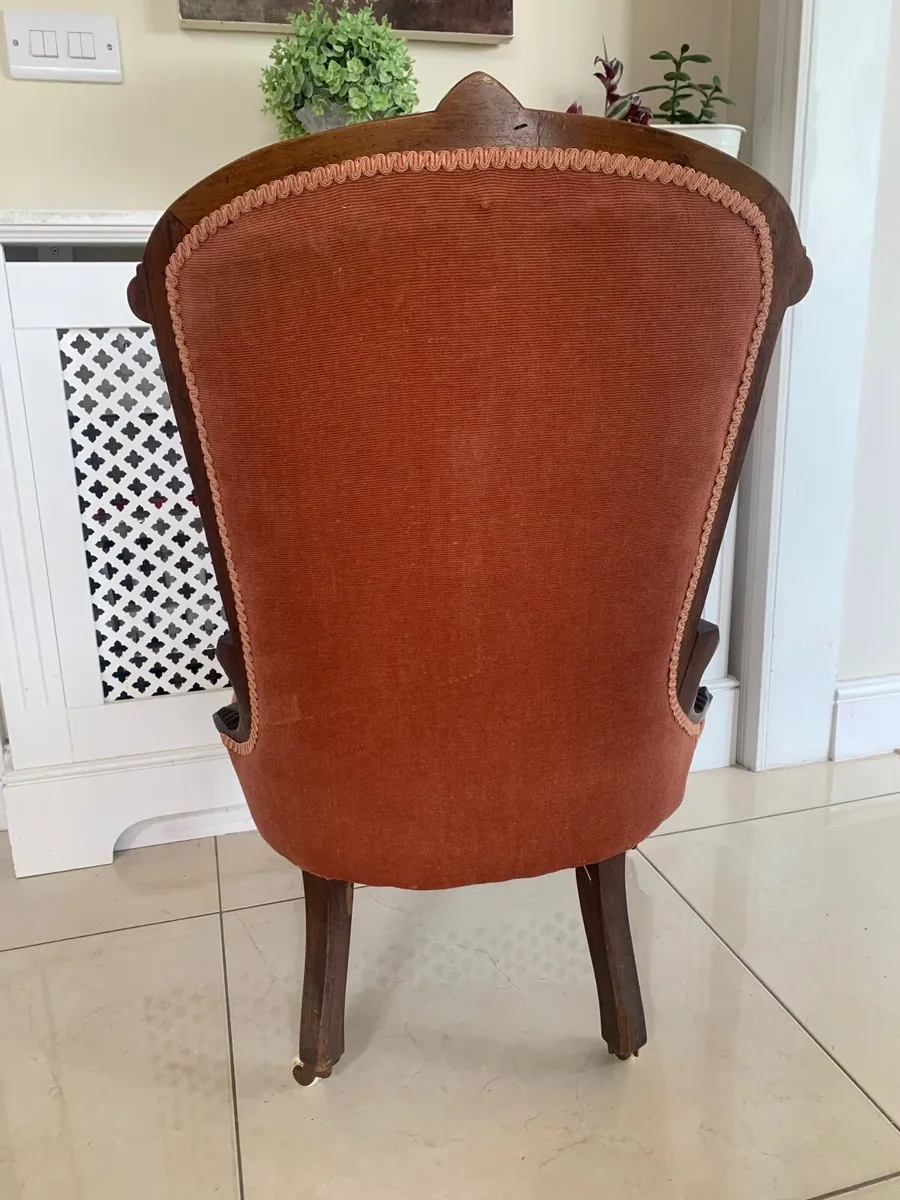 Walnut Showframe Chair - Image 4