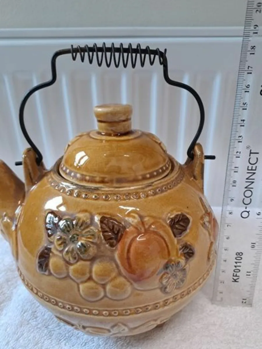 Vintage Japanese Majolica teapot - Image 3