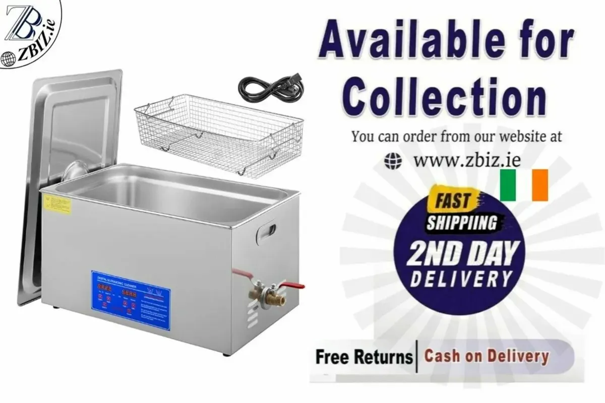 22L Ultrasonic Cleaner Stainless Steel Machine - Image 1