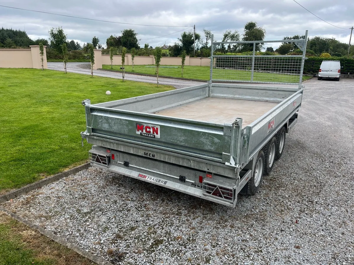 Mcn 12ft tri axle tipper trailer - Image 3