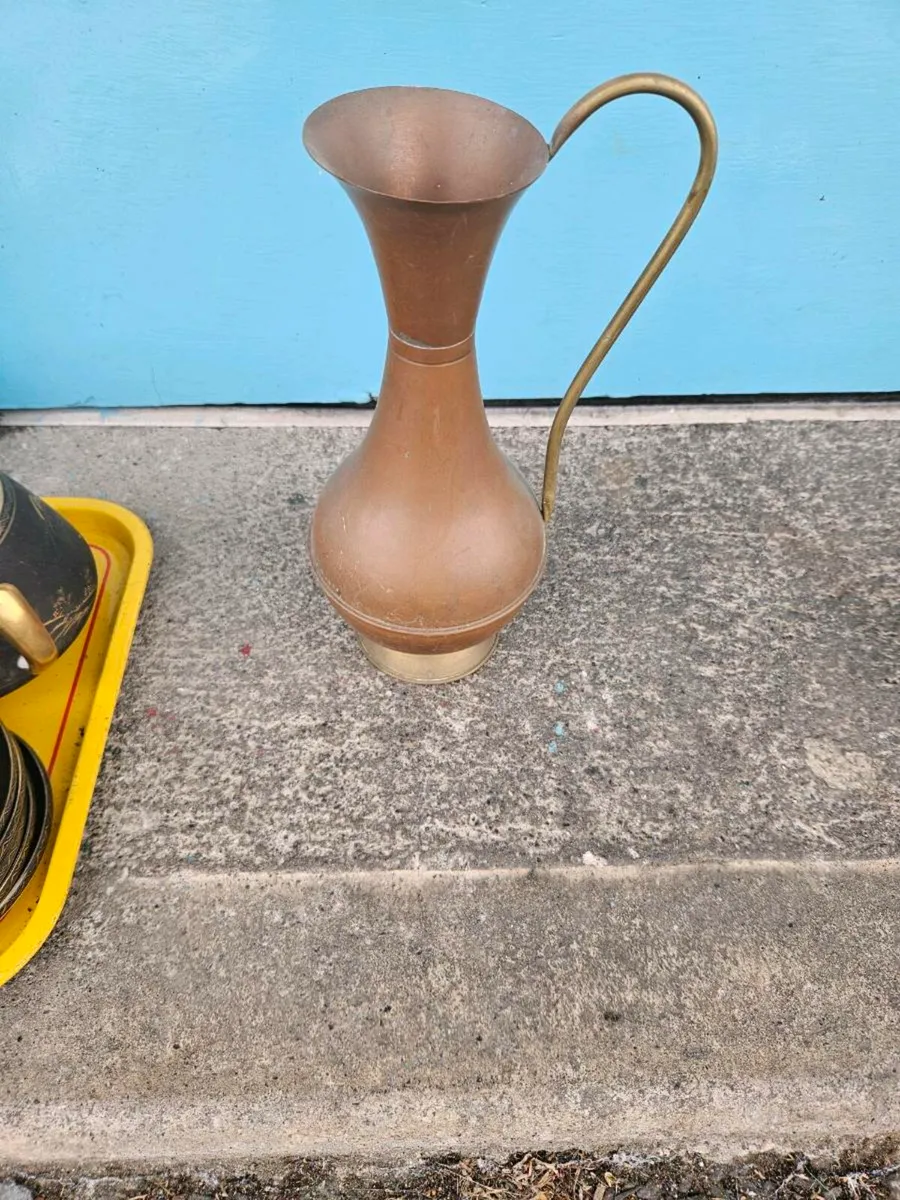 Vintage Copper Vase Jug - Image 1