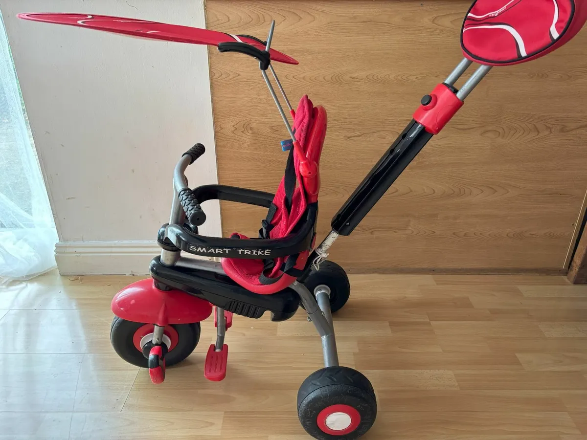 Smartrike 4-1 Child's Tricycle Red - Image 4