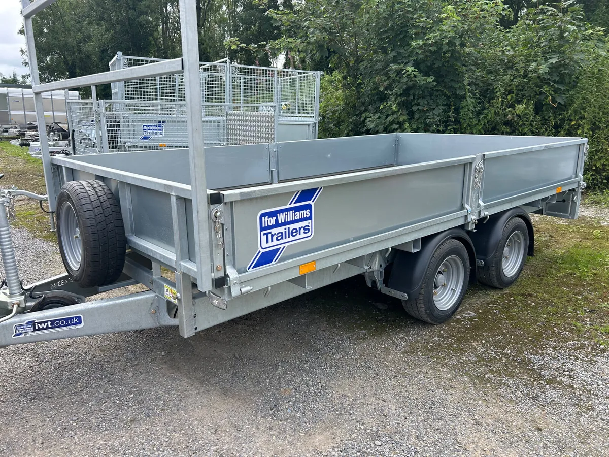 New Ifor Williams 12x6.6 Dropside Trailer - Image 1