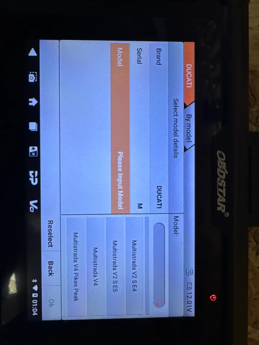Ducati & BMW Service light reset - Image 1