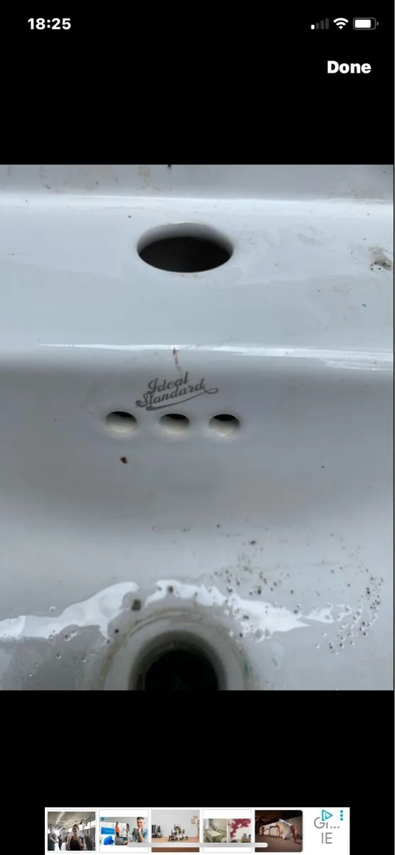 Vintage Ideal Standard Wash Hand basin - Image 2