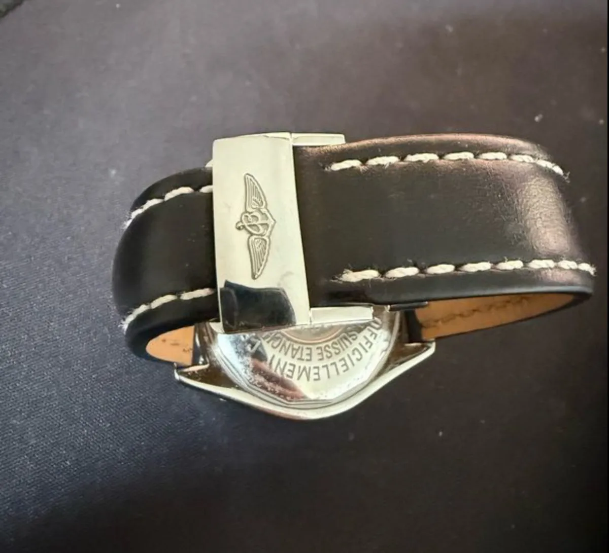 Breitling Super Ocean - Steel & Leather Straps - Image 4