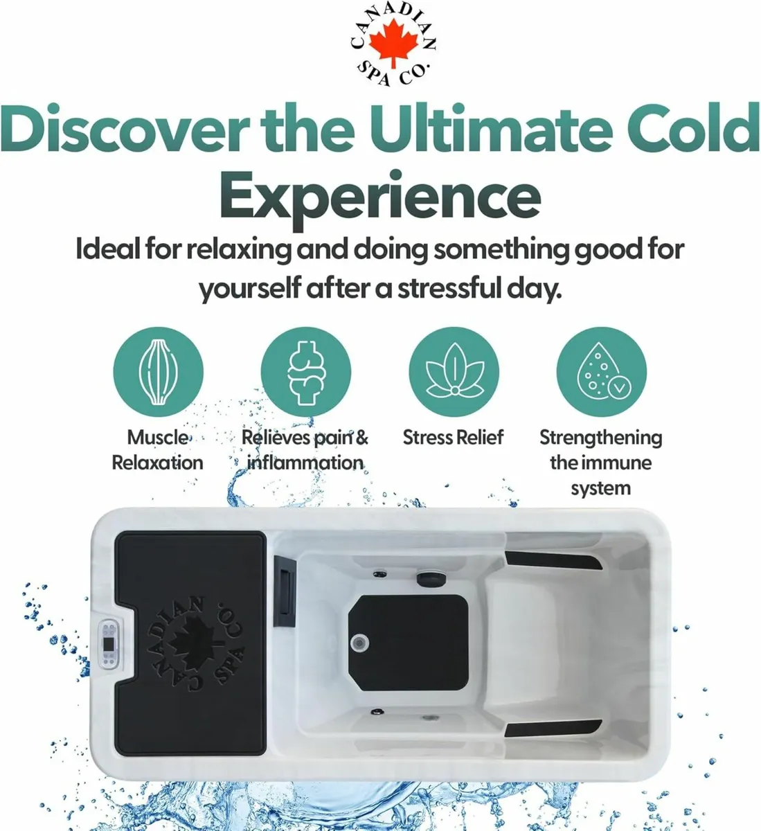 Canadian Spa Co Cold Plunge Therapy Spa Ice Bath A - Image 3