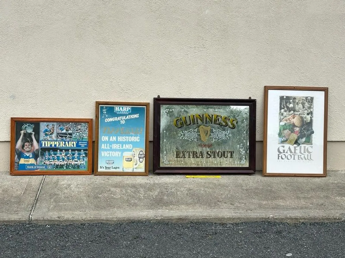 Gaa Guinness Hurling Pub Signs - Image 1