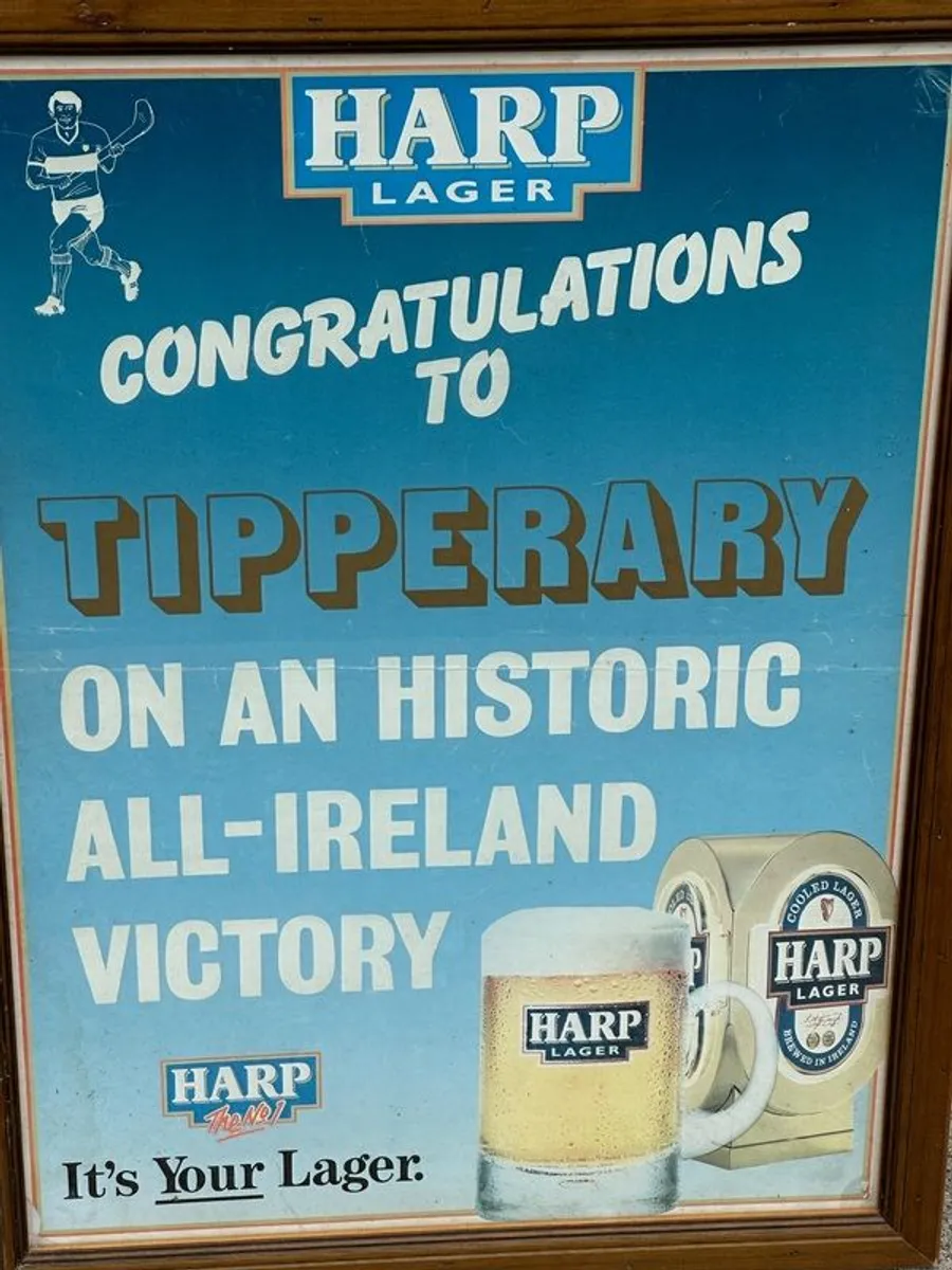 Gaa Guinness Hurling Pub Signs - Image 3