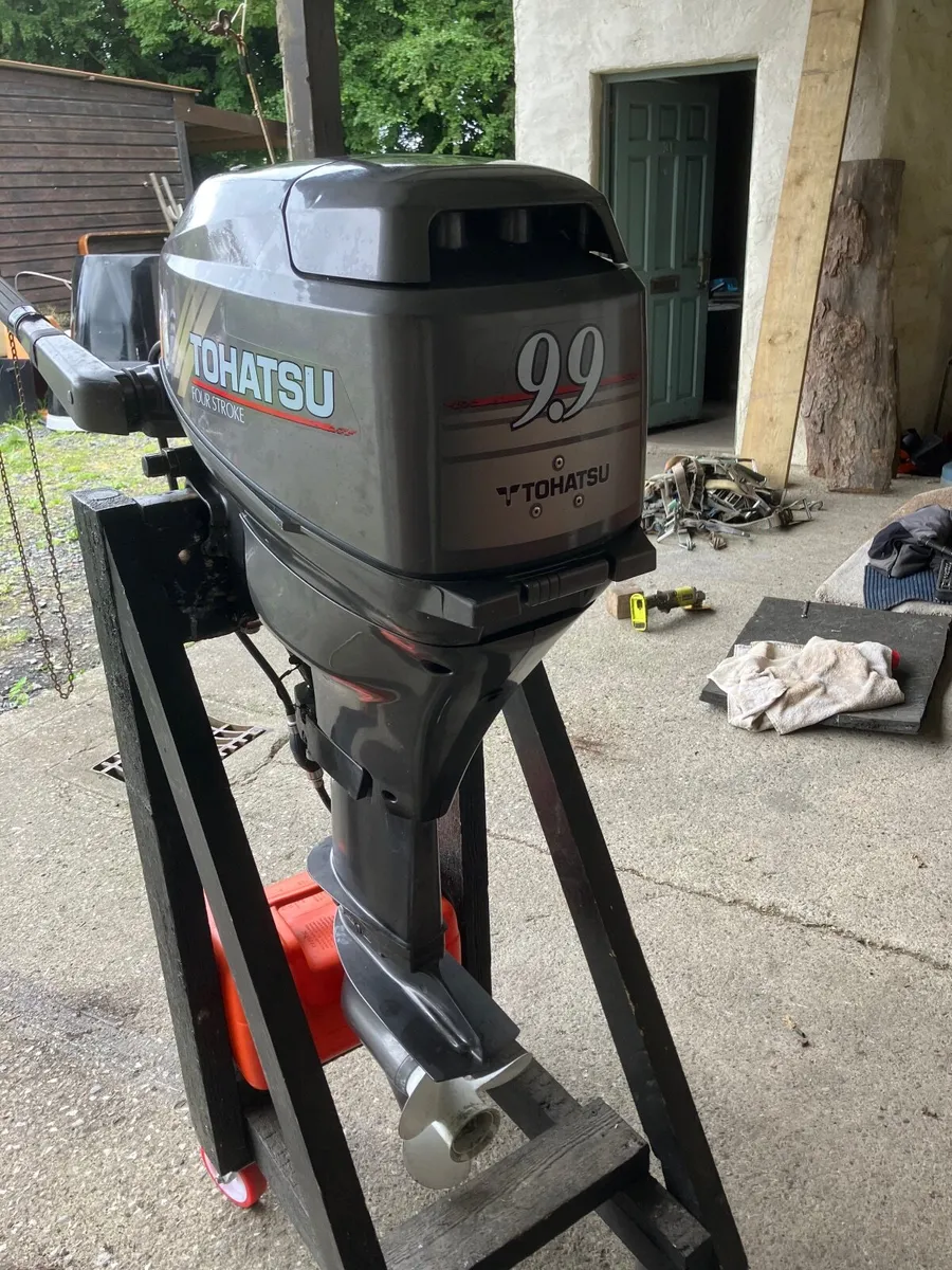 TOHATSU 9.9HP TILLER CONTROLS 4 STROKE L/SHAFT - Image 1